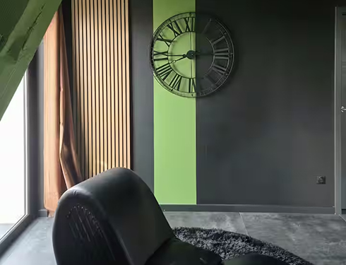 Espace salon gîte Jungle Noire